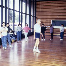 Dancing instructor and students - Medical Communication Unit, the University of Newcastle, Australia