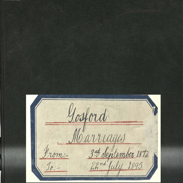 Gosford Marriage Register, 3 September 1872 - 22 July 1895