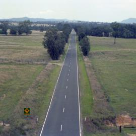 Looking south along the Broke Road towards Bulga, NSW, December 2005