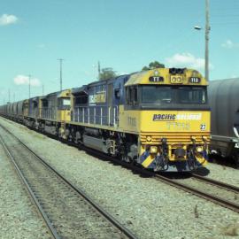 TT113 and two classmates head north through Singleton, NSW, April 2013