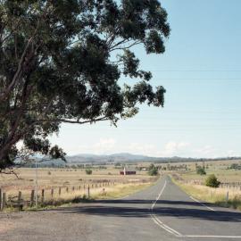 Looking along the road at Mount Owen Junction, NSW, April 2006