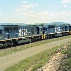 8226, 8215 and 8233 seen at Mount Owen just after loading was completed, December 2005