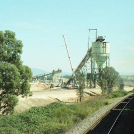 The bin for the Ashton mine under construction
