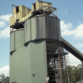 The coal loading bins at Drayton, NSW, January 2011