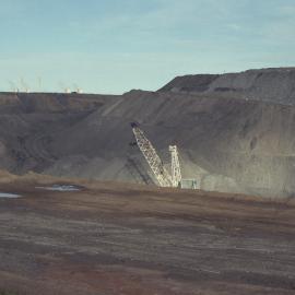 The open cut mine at Drayton, NSW, July 2011