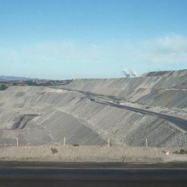 The open cut workings at Drayton, NSW, August 2013