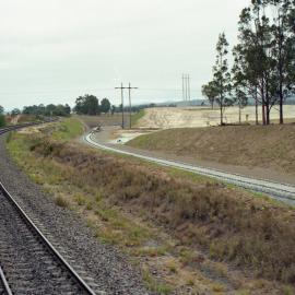 Construction of the Macquarie Generation sidings near Antiene, NSW, January 2007