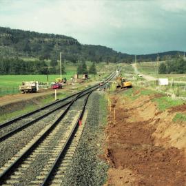work on installing C.T.C at Coggan Creek, August 2007