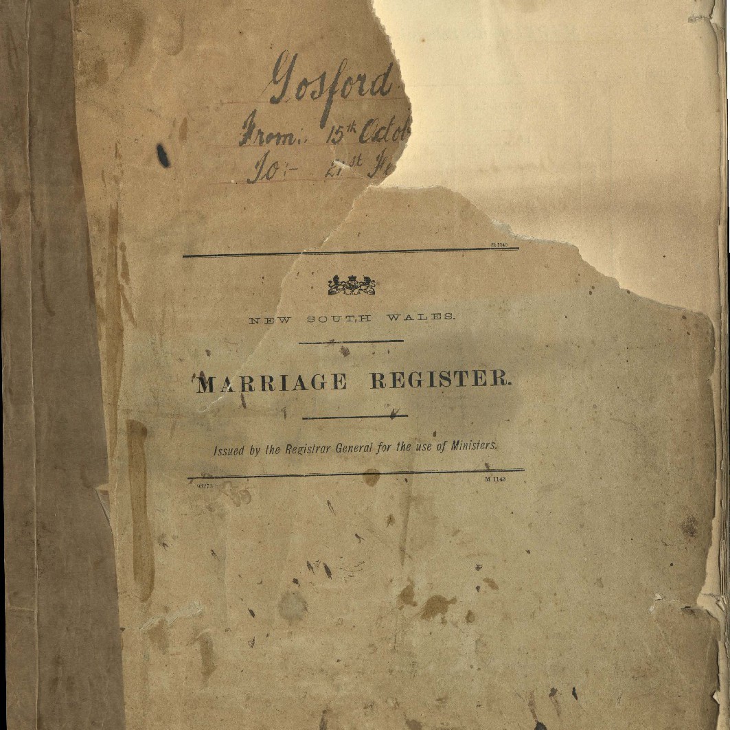 Gosford Marriage Register, 15 October 1902 - 21 February 1906