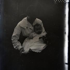 Lady with baby, [1920s]