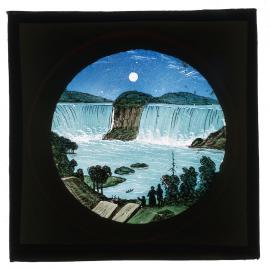 Magic Lantern Slide (Waterfalls), unknown artist, [n.d]