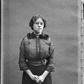 Photo of young woman with glasses, [n.d]