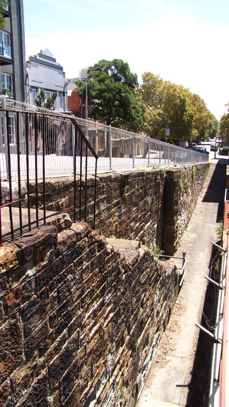 Stone retaining wall, Newcastle, NSW, 2012 | Living Histories