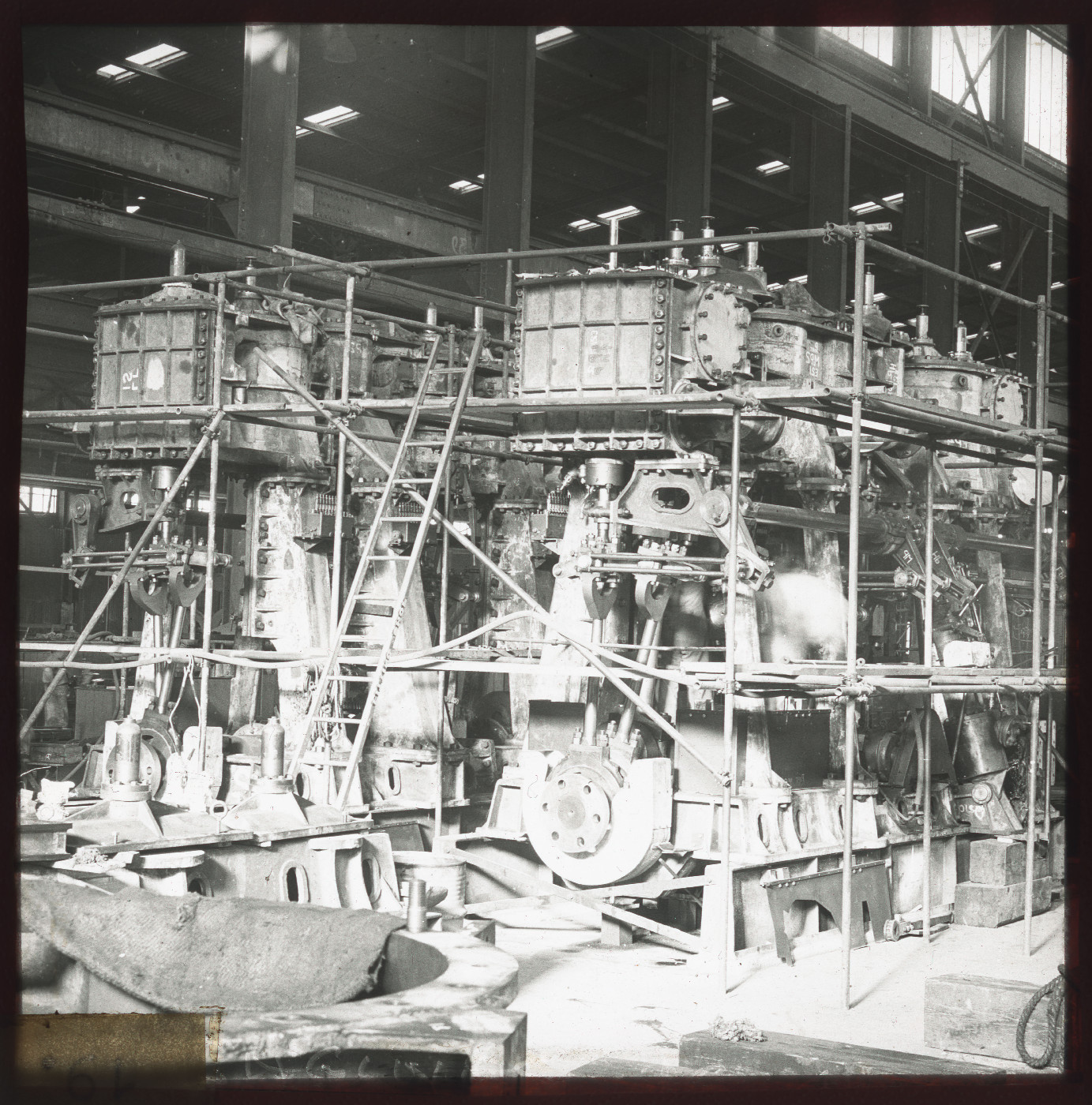Twin Set of 4-cylinder Frigate Class Reciprocating Engines- Nearing ...