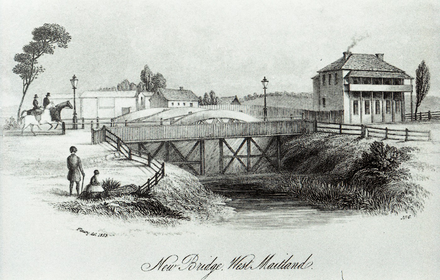 New Bridge, West Maitland, Frederick Terry, 1853
John Turner Collection